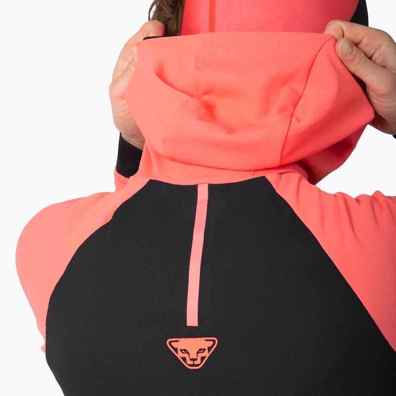 Кофта для бігу жіноча DYNAFIT Alpine Hooded ultra coral/0910 4