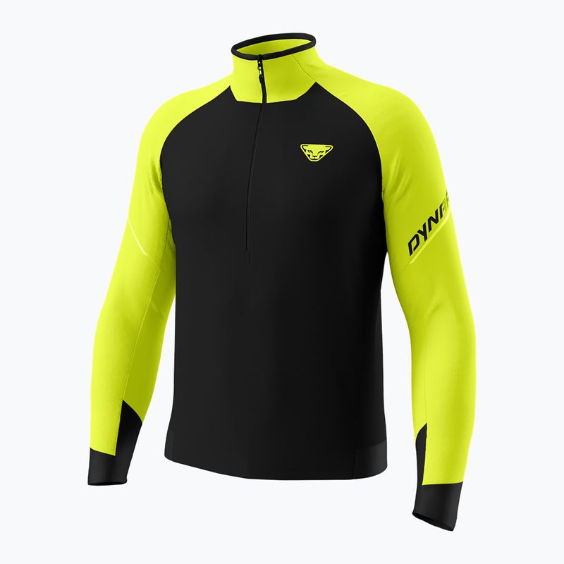 Кофта для бігу чоловіча DYNAFIT Alpine 1/2 Zip Tee ultra yellow/0910 4