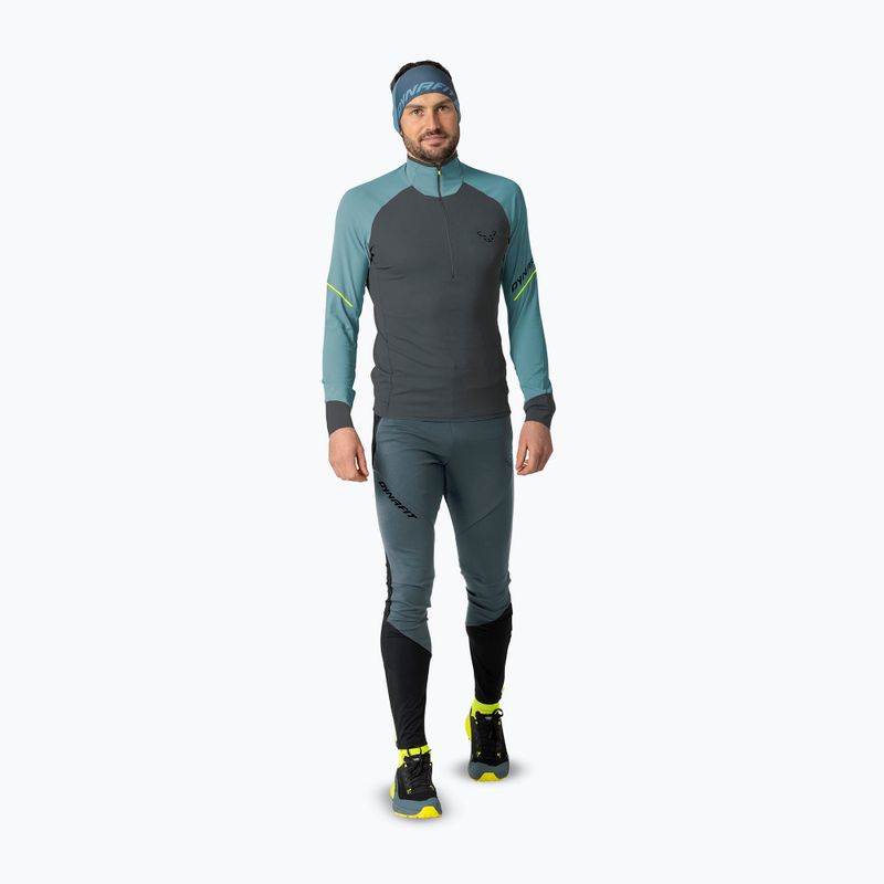 Кофта для бігу чоловіча DYNAFIT Alpine 1/2 Zip Tee smoke blue/0720 2