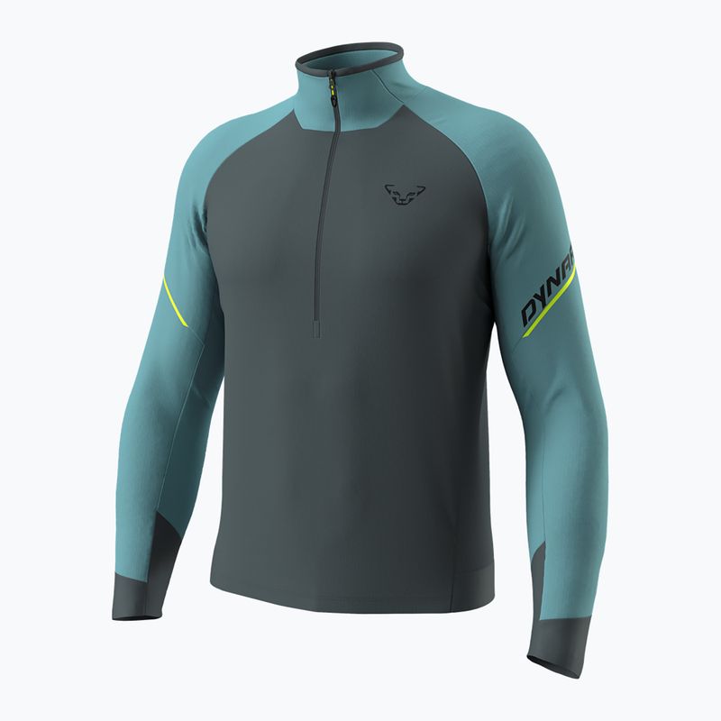 Кофта для бігу чоловіча DYNAFIT Alpine 1/2 Zip Tee smoke blue/0720 4