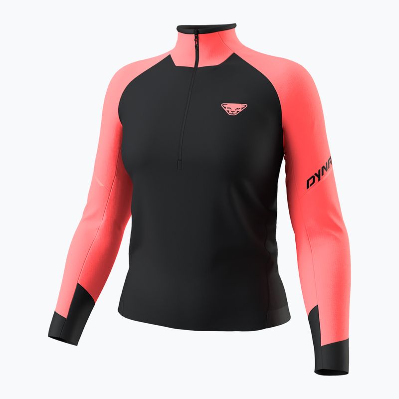 Кофта для бігу жіноча DYNAFIT Alpine 1/2 Zip Tee ultra coral/0910 4