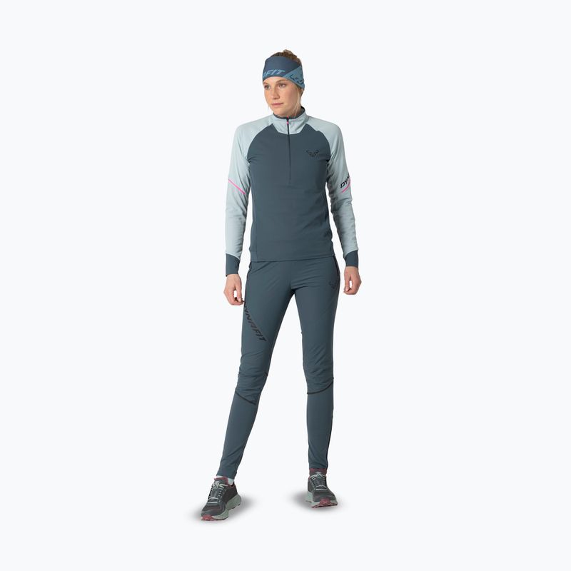 Кофта для бігу жіноча DYNAFIT Alpine 1/2 Zip Tee cloud blue/0720 2