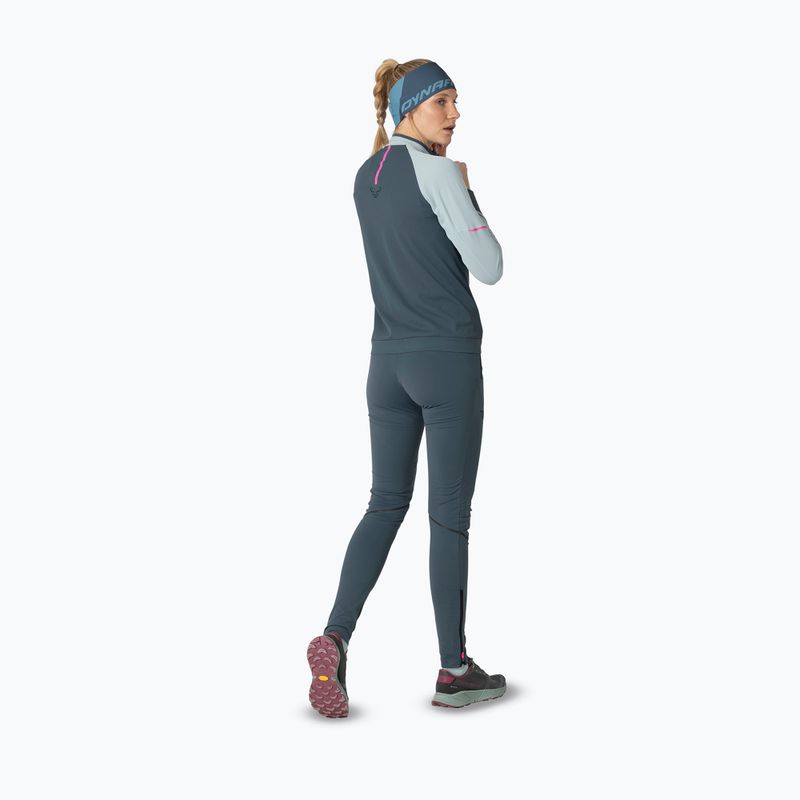 Кофта для бігу жіноча DYNAFIT Alpine 1/2 Zip Tee cloud blue/0720 3