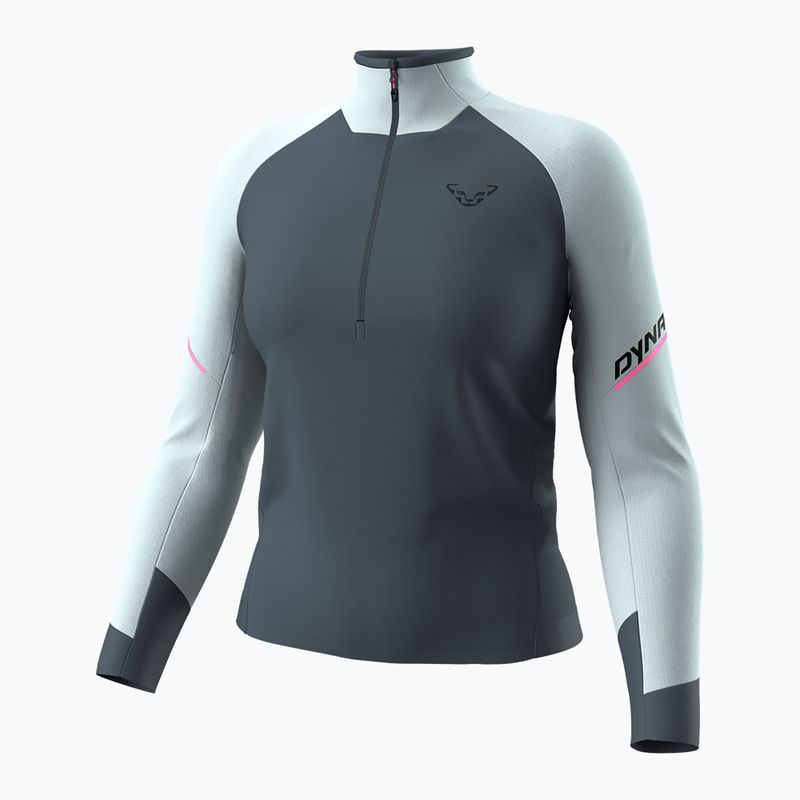 Кофта для бігу жіноча DYNAFIT Alpine 1/2 Zip Tee cloud blue/0720 6
