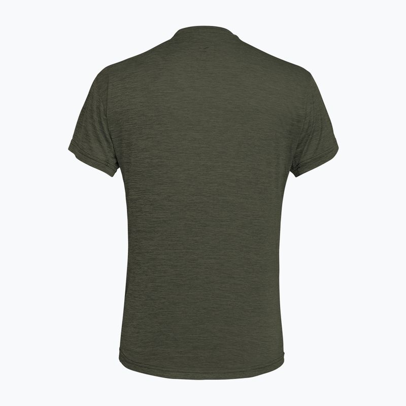 Чоловіча футболка Salewa Puez Melange Dry faded green melange 2
