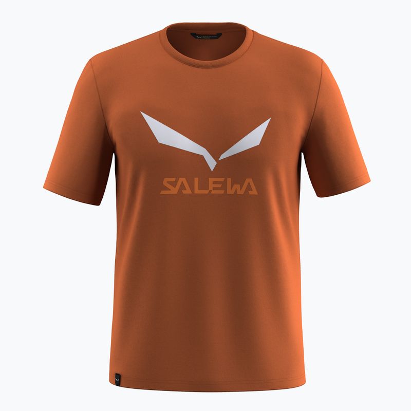 Чоловіча футболка Salewa Solidlogo Dry bombay brown