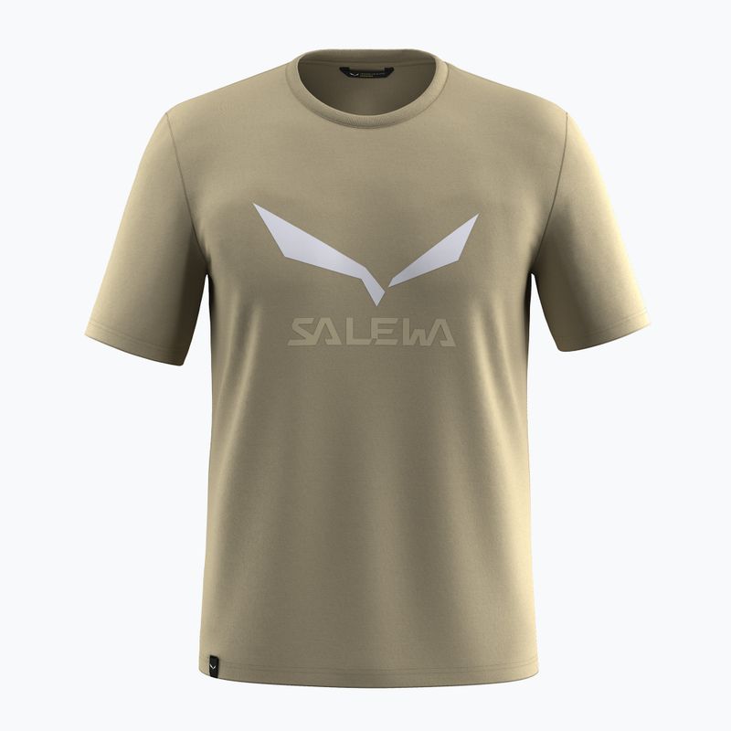 Чоловіча футболка Salewa Solidlogo Dry quicksand