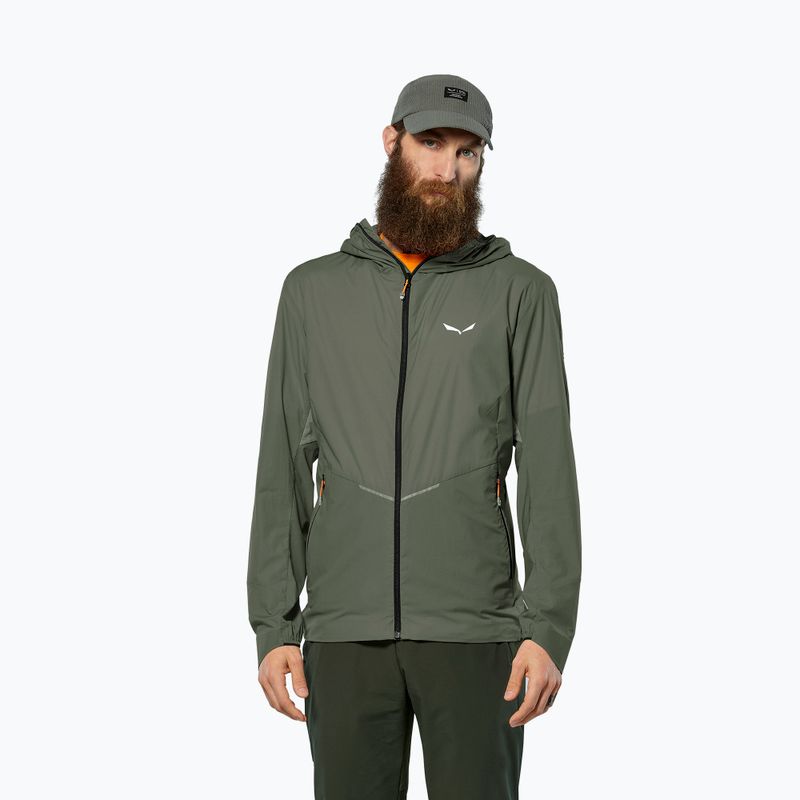 Чоловіча вітровка Salewa Pedroc Wind Hood faded green