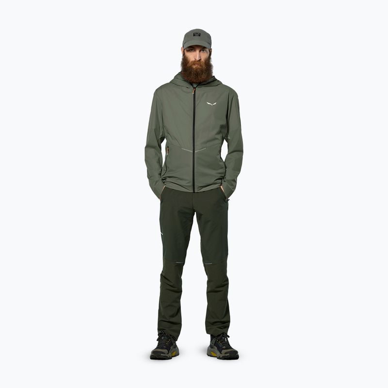 Чоловіча вітровка Salewa Pedroc Wind Hood faded green 2