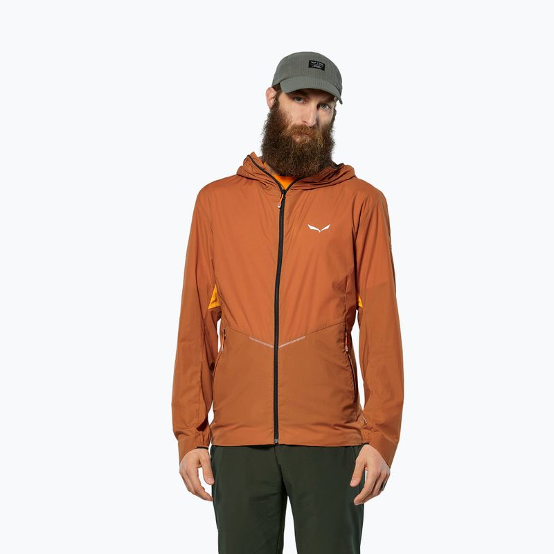 Чоловіча вітровка Salewa Pedroc Wind Hood Bombay Brown