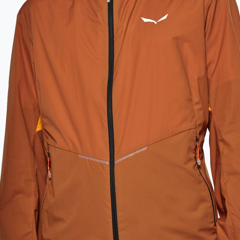 Куртка вітрозахисна чоловіча Salewa Pedroc Wind Hood bombay brown 4