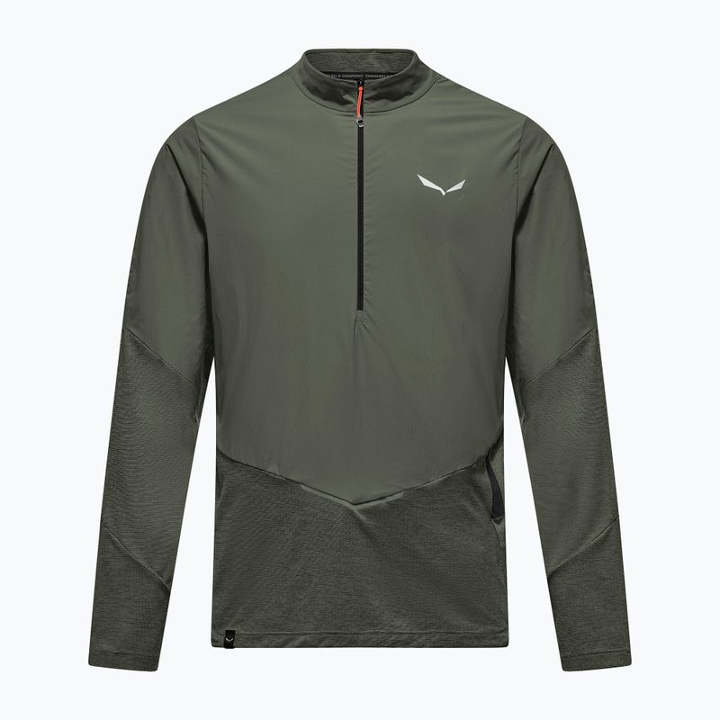 Лонгслів чоловічий Salewa Pedroc Dry Wind Half Zip Tee faded green 6