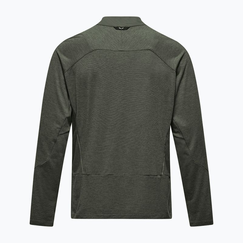Лонгслів чоловічий Salewa Pedroc Dry Wind Half Zip Tee faded green 7