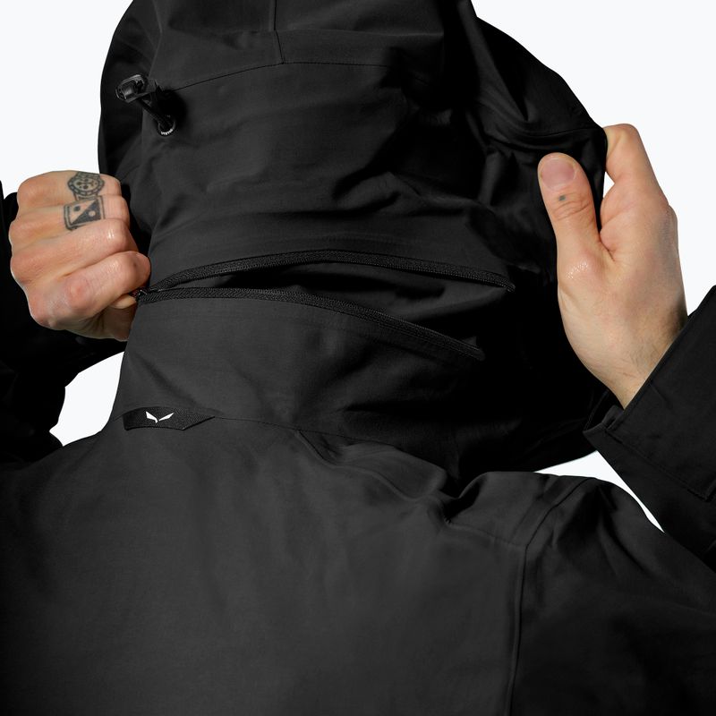 Чоловіча дощова куртка Salewa Ortles GTX 3L EPE black out 4