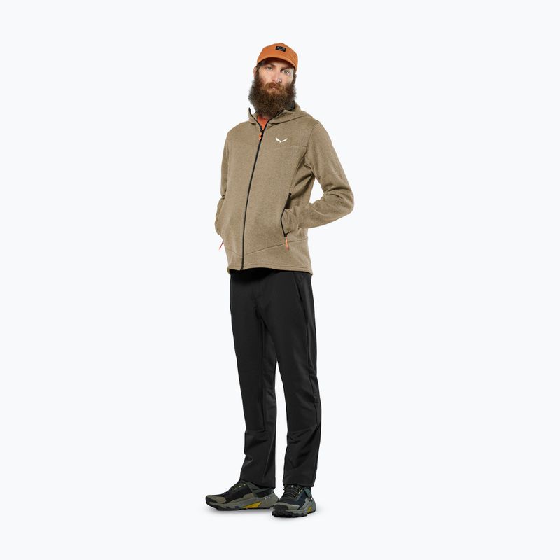 Кофта трекінгова чоловіча Salewa Puez Rocca Polarlite Hood quicksand 2
