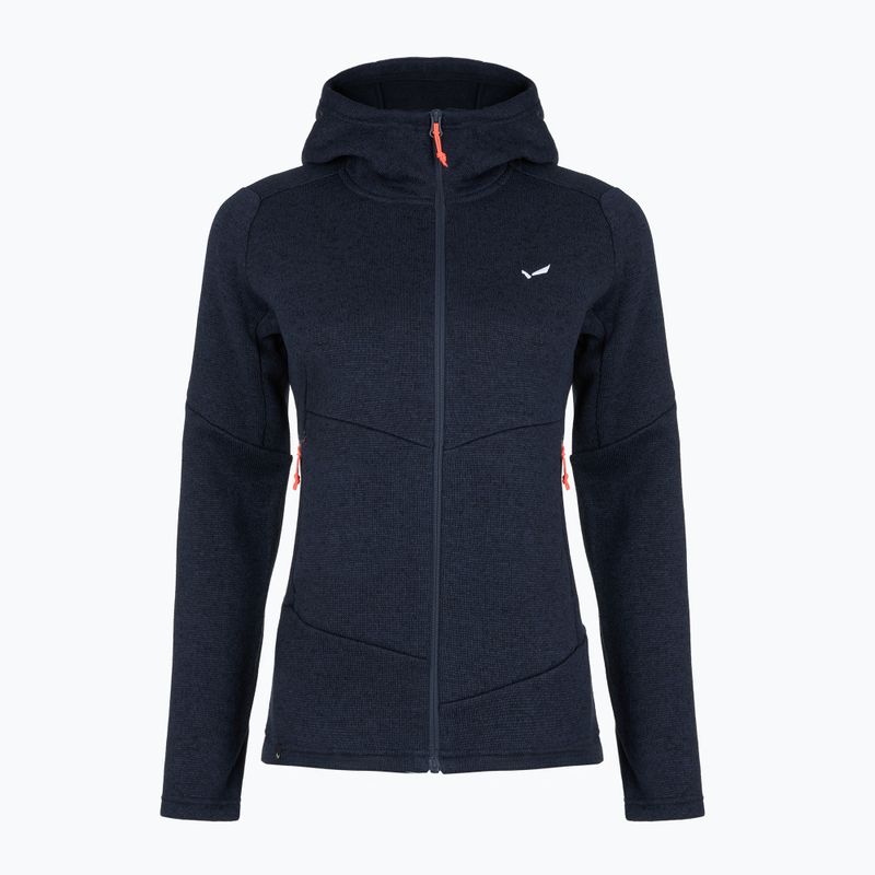 Кофта трекінгова чоловіча Salewa Puez Rocca Polarlite Hood navy blazer
