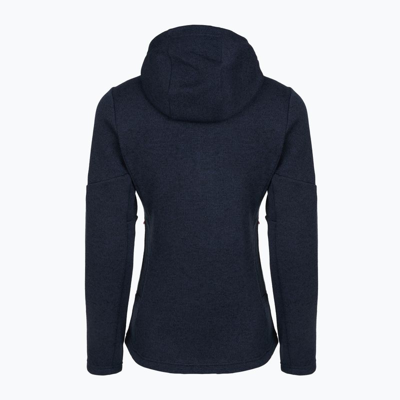 Кофта трекінгова чоловіча Salewa Puez Rocca Polarlite Hood navy blazer 2