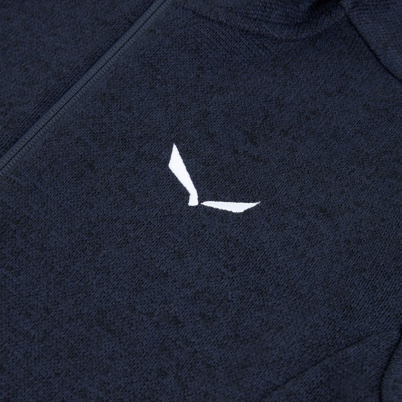 Кофта трекінгова чоловіча Salewa Puez Rocca Polarlite Hood navy blazer 3