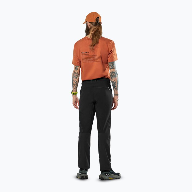 Штани софтшел чоловічі Salewa Puez Dolomia 2 black out 3