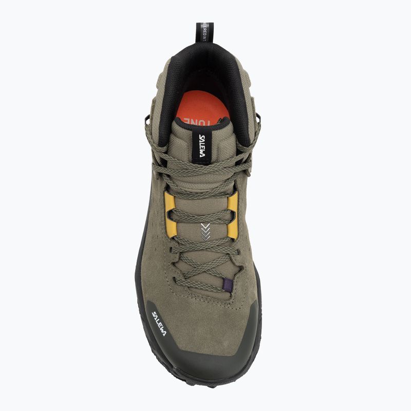 Кросівки трекінгові чоловічі Salewa Pedroc 2 Leather Mid PTX faded green/dark olive 5