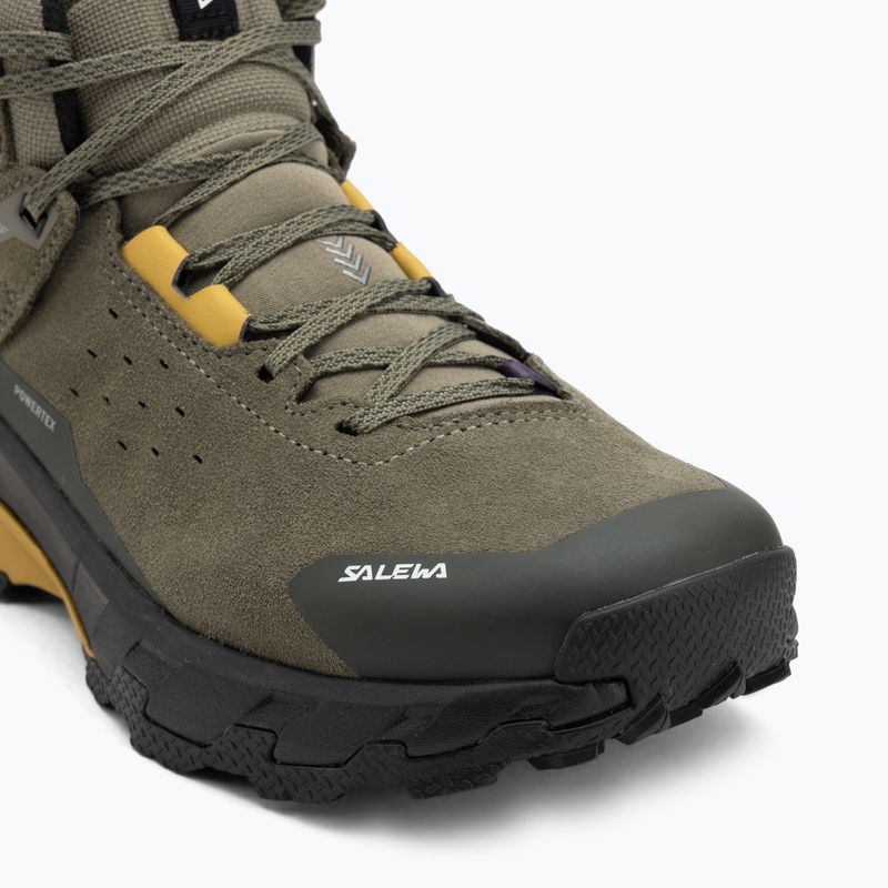 Кросівки трекінгові чоловічі Salewa Pedroc 2 Leather Mid PTX faded green/dark olive 7