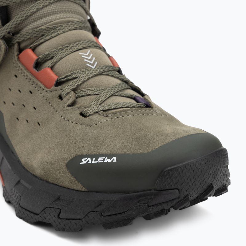 Кросівки трекінгові жіночі Salewa Pedroc 2 Leather Mid PTX faded green/dark olive 7