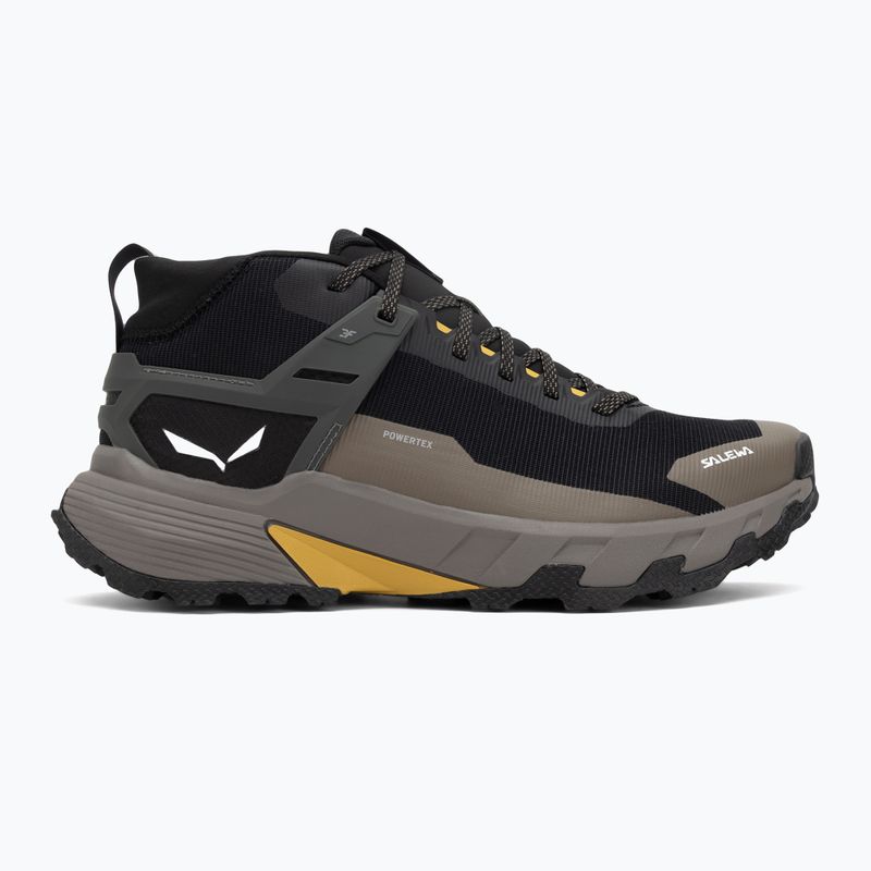 Кросівки трекінгові чоловічі Salewa Pedroc 2 Mid PTX black out/bungee cord 2