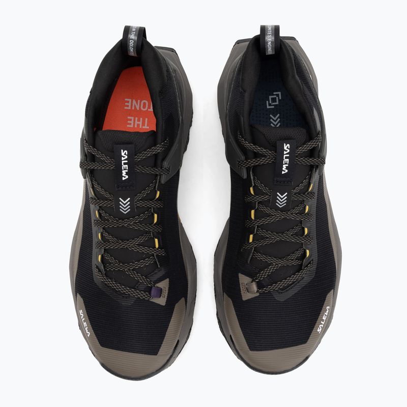 Кросівки трекінгові чоловічі Salewa Pedroc 2 Mid PTX black out/bungee cord 5