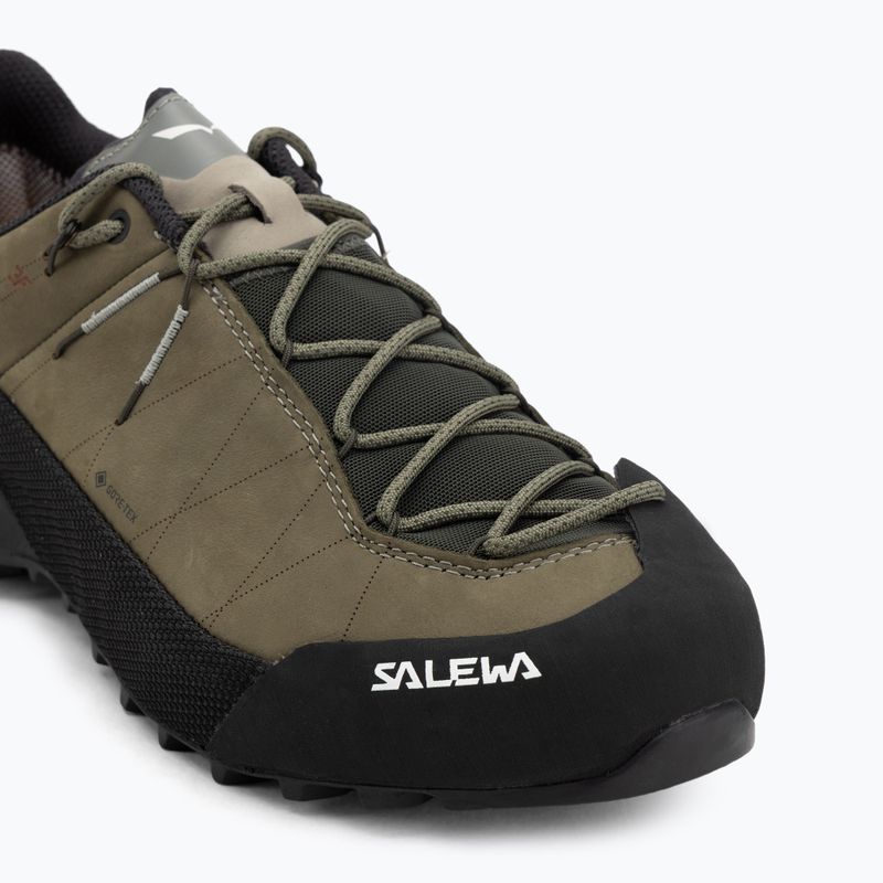 Черевики гірські чоловічі Salewa Wildfire Leather 2 GTX faded green/black 7