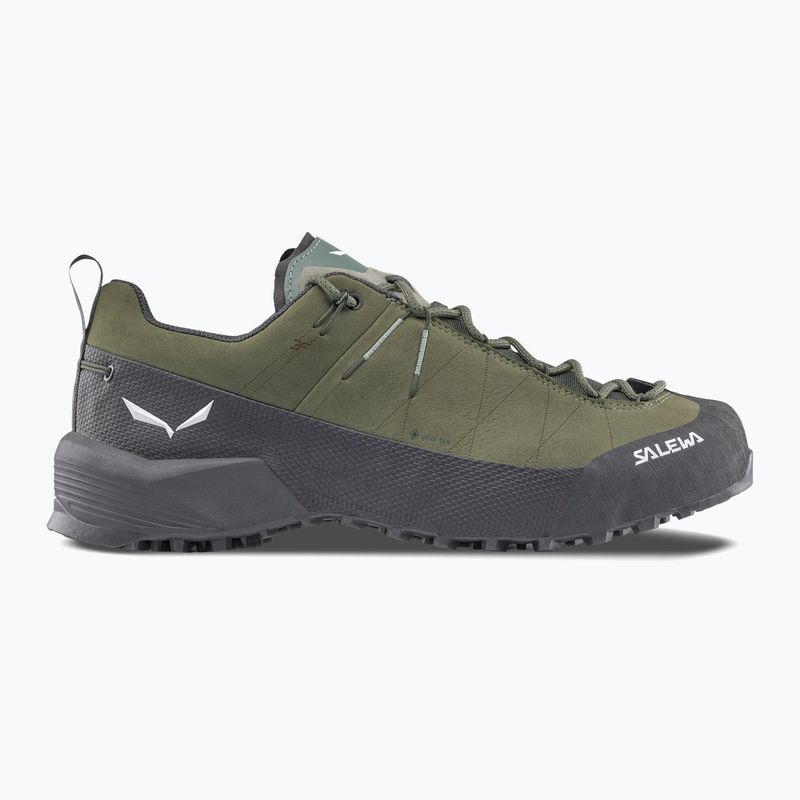 Черевики гірські чоловічі Salewa Wildfire Leather 2 GTX faded green/black 9