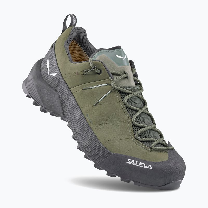 Черевики гірські чоловічі Salewa Wildfire Leather 2 GTX faded green/black 13