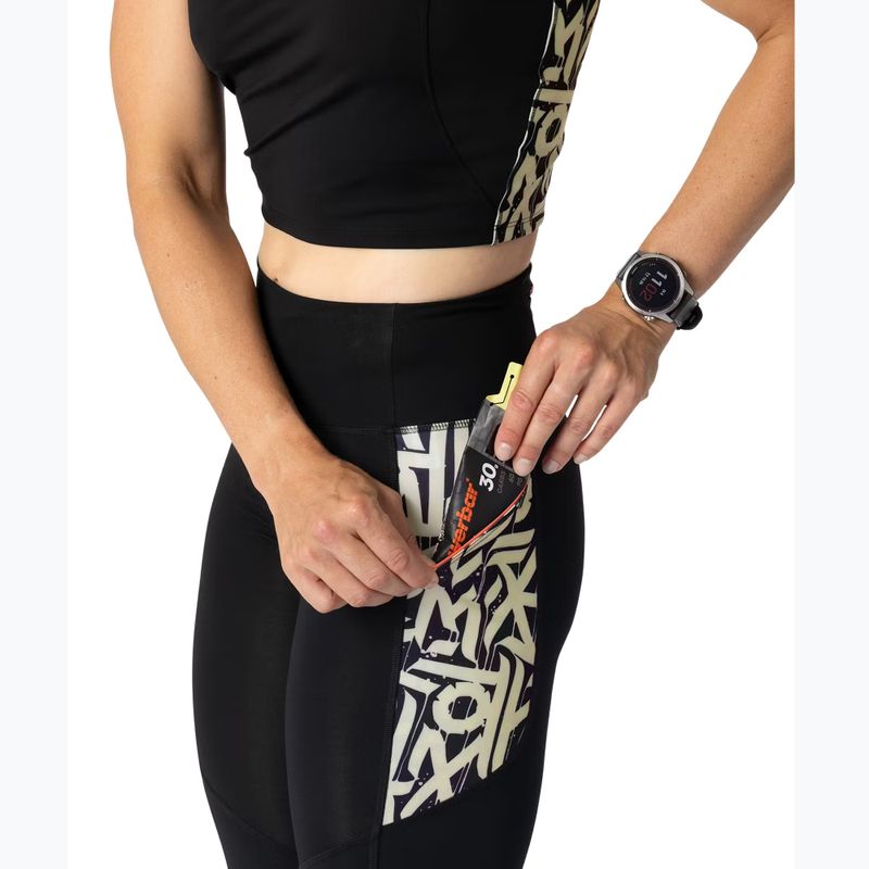 Легінси для бігу жіночі DYNAFIT Trail 7/8 black out overcast 4