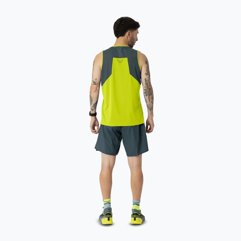 Футболка для бігу чоловіча DYNAFIT Sky Tank ultra yellow 3