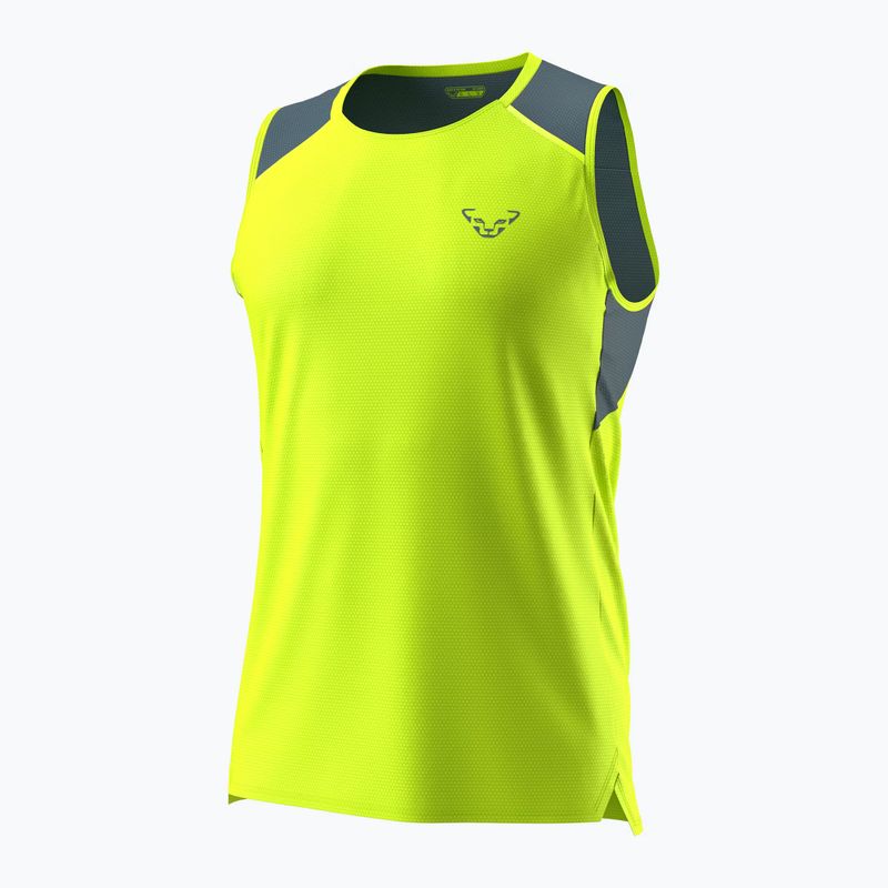 Футболка для бігу чоловіча DYNAFIT Sky Tank ultra yellow 4