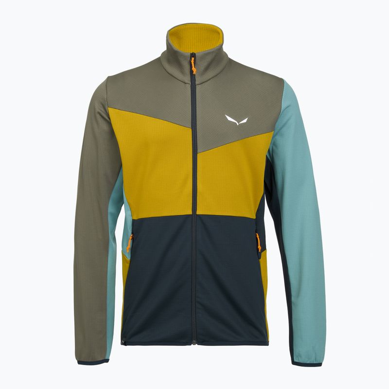 Кофта трекінгова чоловіча Salewa Puez Cammio PL faded green/multi