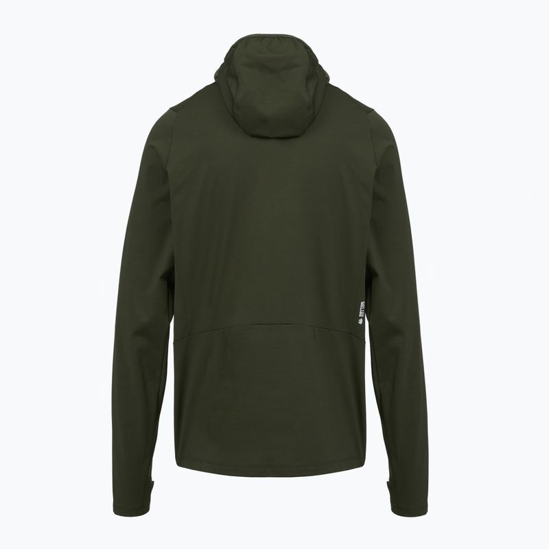 Кофта трекінгова чоловіча Salewa Puez Sun Hoodie dark olive 2