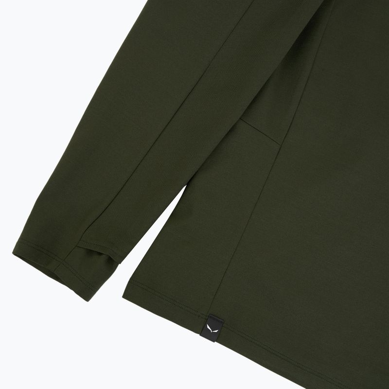 Кофта трекінгова чоловіча Salewa Puez Sun Hoodie dark olive 4