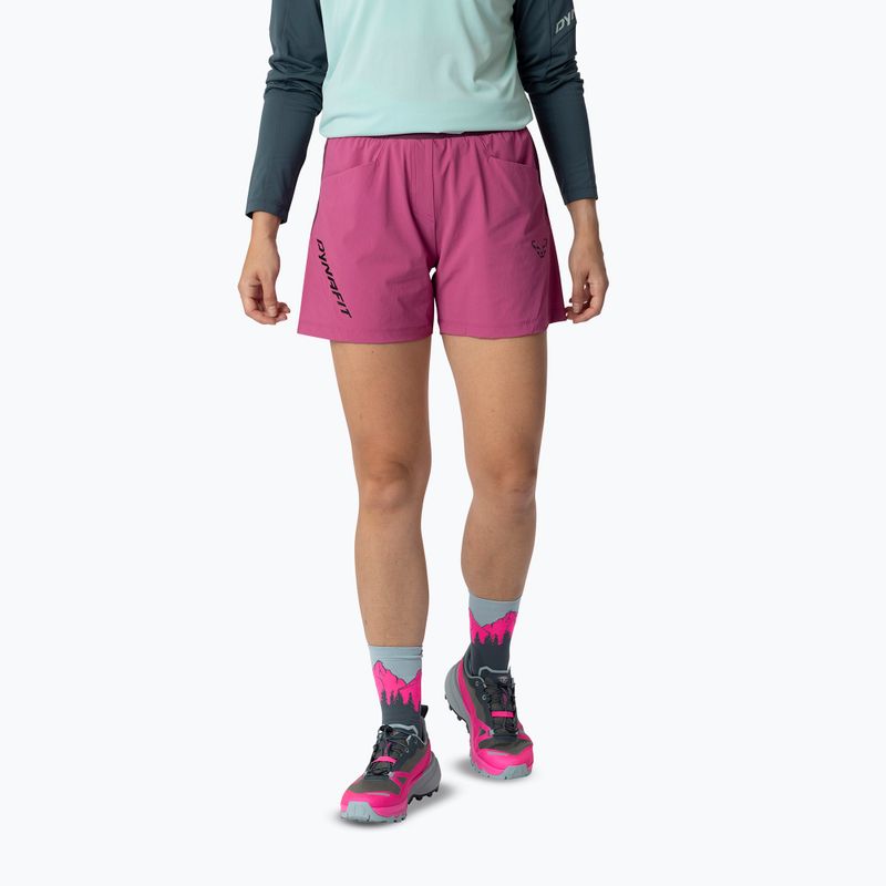 Жіночі трекінгові шорти DYNAFIT Traverse Hybrid magenta/6A70