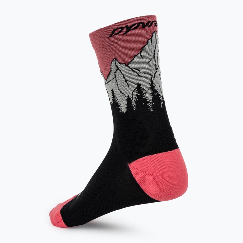 Шкарпетки DYNAFIT Traverse Crew black out ultra coral/6a10 2