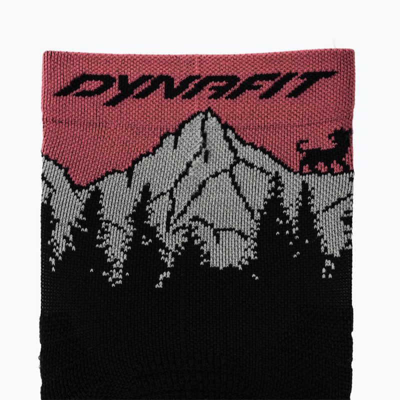 Шкарпетки DYNAFIT Traverse Crew black out ultra coral/6a10 3