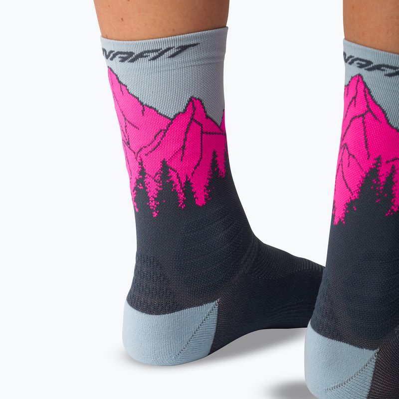 Шкарпетки DYNAFIT Traverse Crew cinder pink glo/6070 10