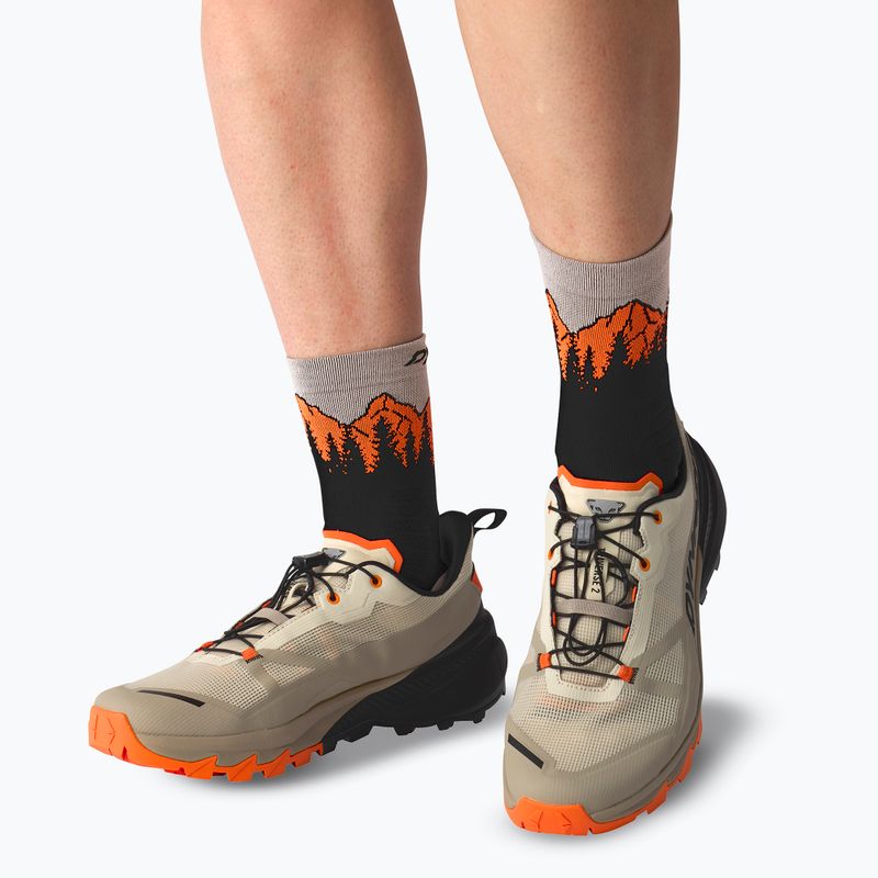 Гірськолижні шкарпетки DYNAFIT Traverse Mid black out ultra orange/4220 6