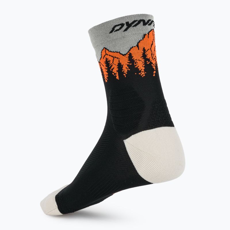 Гірськолижні шкарпетки DYNAFIT Traverse Mid black out ultra orange/4220 2
