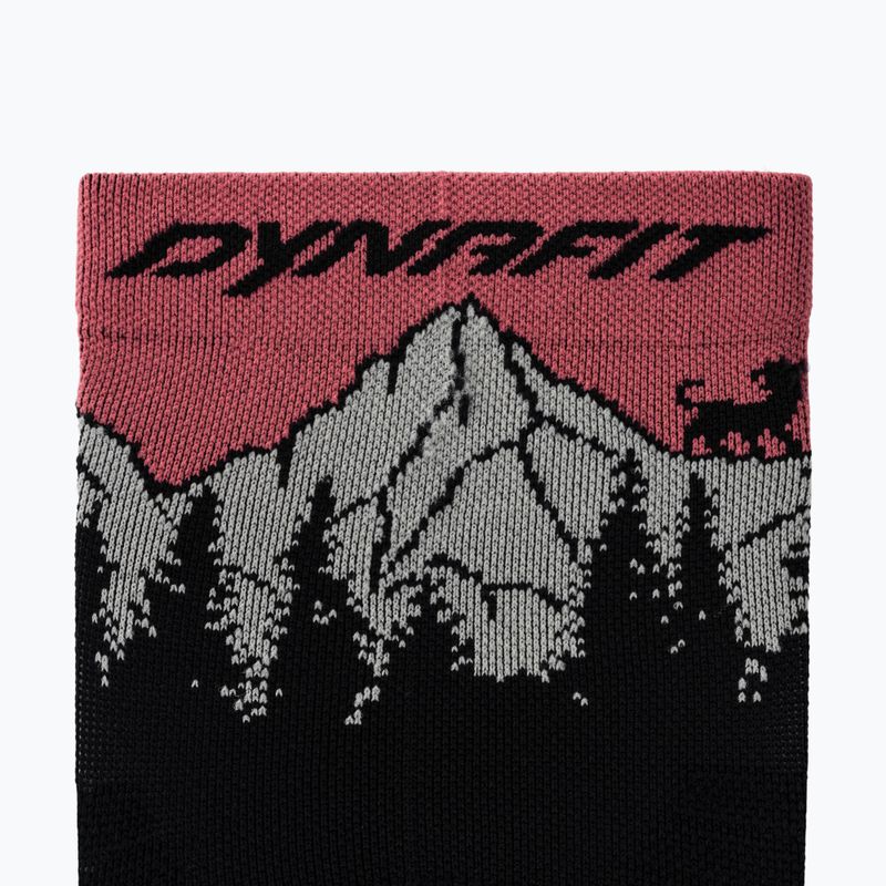 Гірськолижні шкарпетки DYNAFIT Traverse Mid black out ultra coral/6a10 3