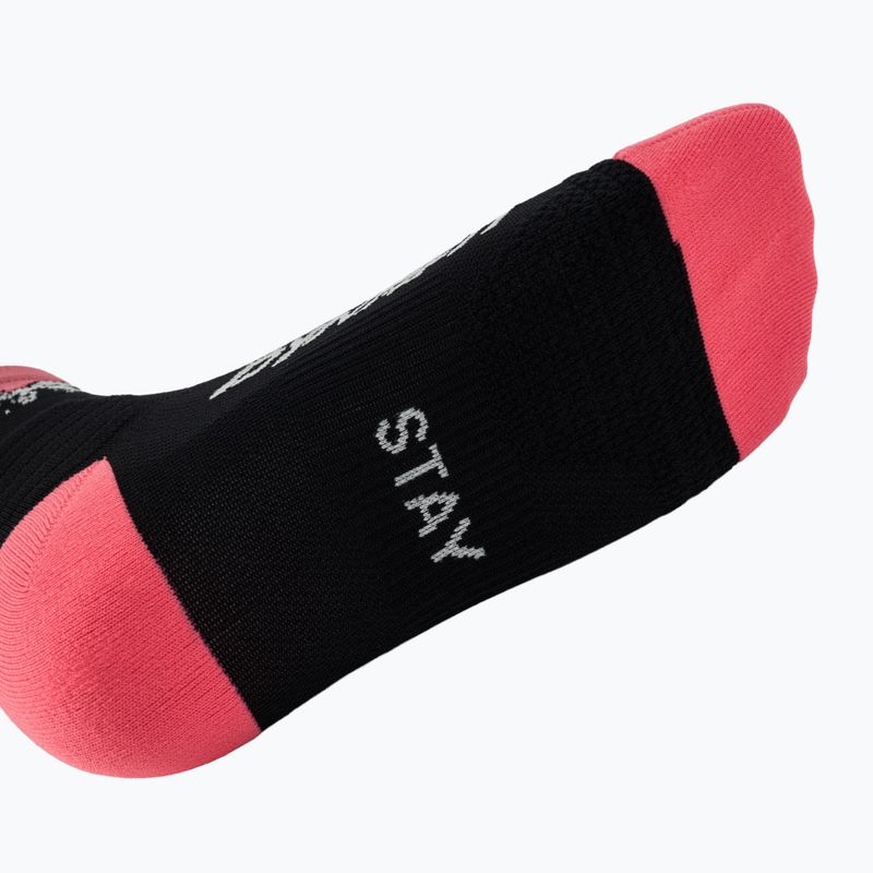 Гірськолижні шкарпетки DYNAFIT Traverse Mid black out ultra coral/6a10 5