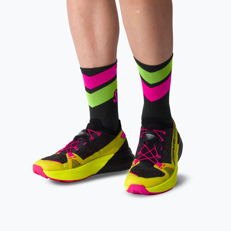 Шкарпетки DYNAFIT Ultra Crew black out ultra yellow/5A30 7