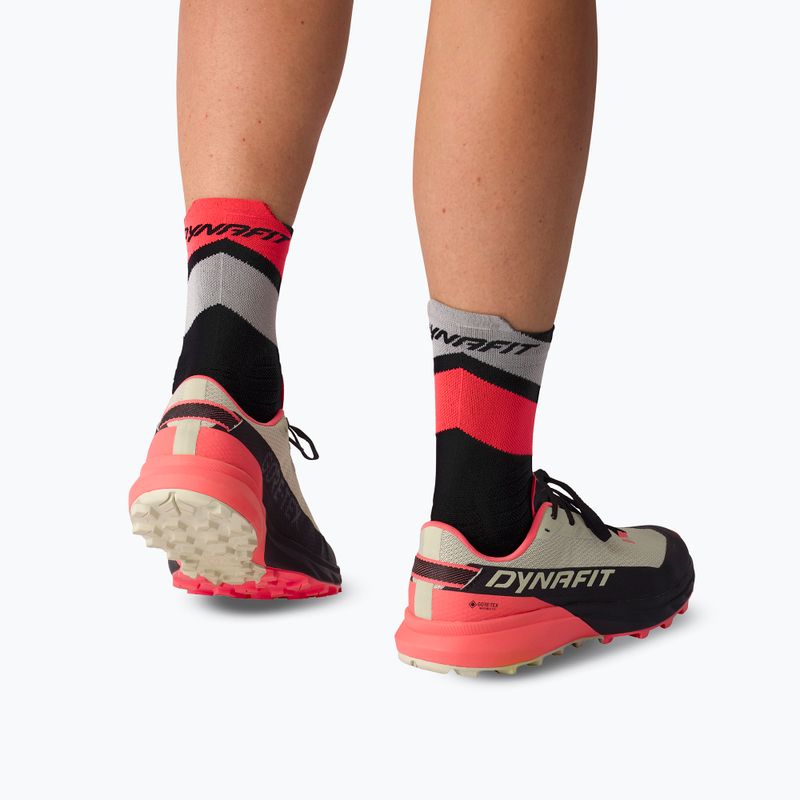 Шкарпетки DYNAFIT Ultra Mid black out ultra coral/6A10 4