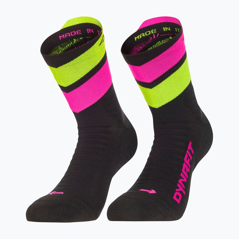 Шкарпетки DYNAFIT Ultra Mid black out pink glo/6070 5