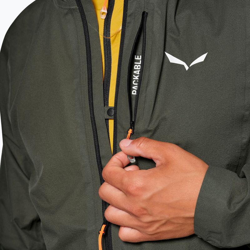 Чоловіча водонепроникна куртка Salewa Pedroc 2 PTX 2.5 Light faded green 4