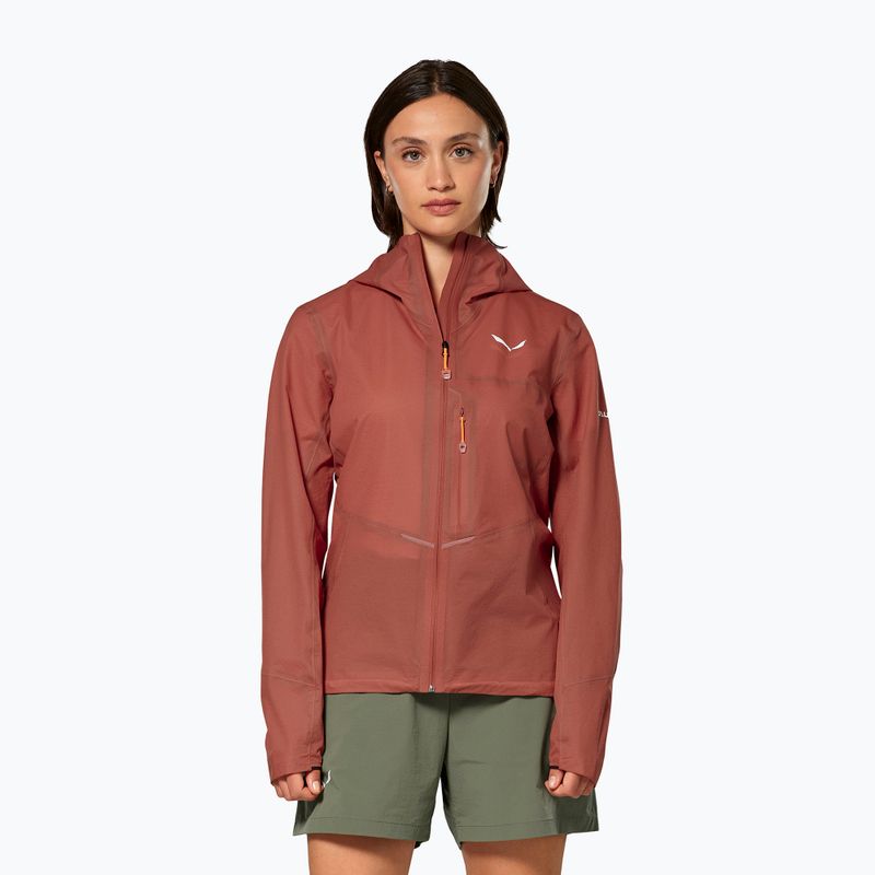 Жіноча водонепроникна куртка Salewa Pedroc 2 PTX 2.5 Light etruscan red